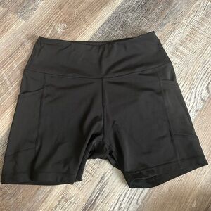 Women's Black Bike Shorts